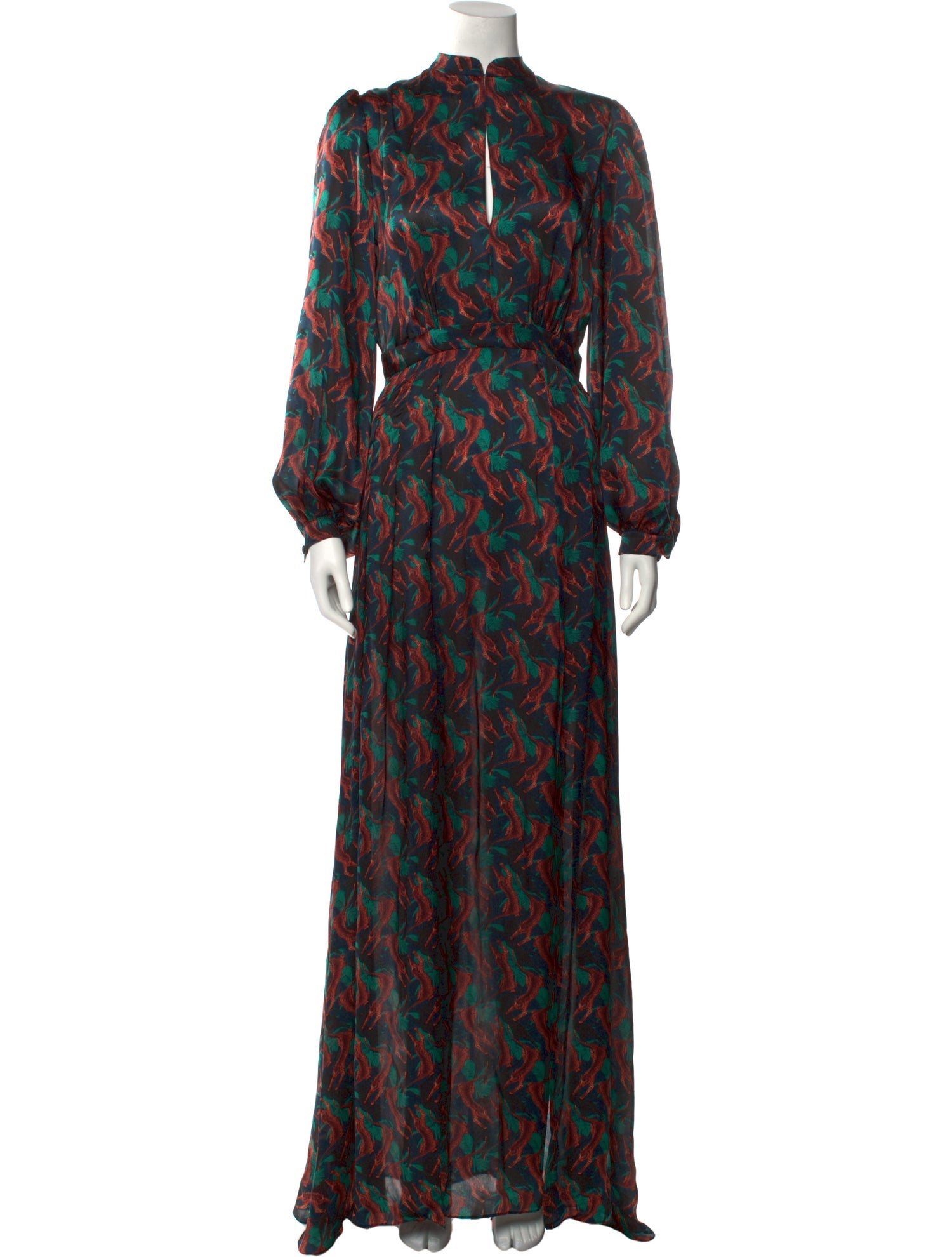 Raquel Diniz Silk Long Dress w/ Tags