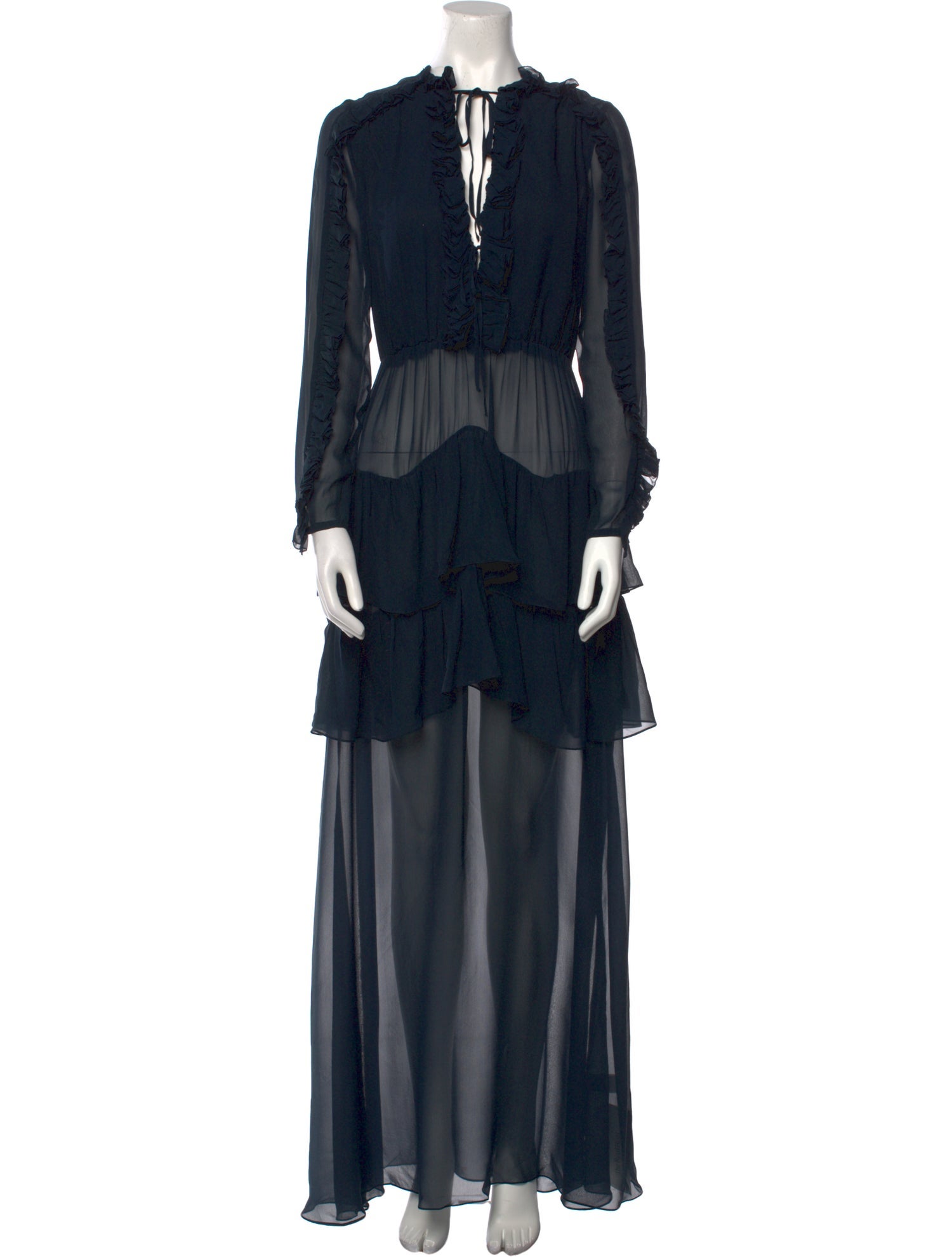 Raquel Diniz Silk Long Dress w/ Tags