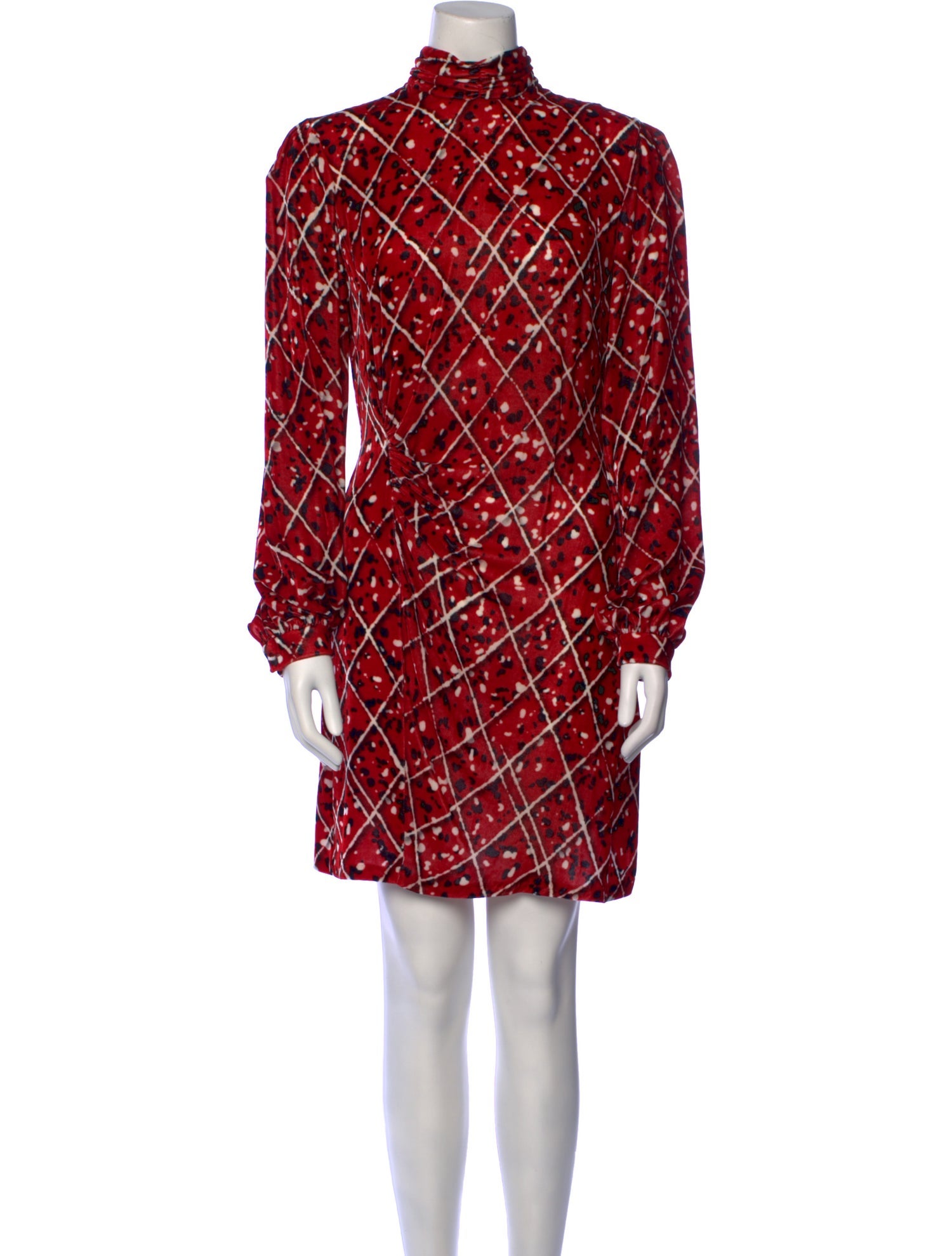 Raquel Diniz Printed Mini Dress