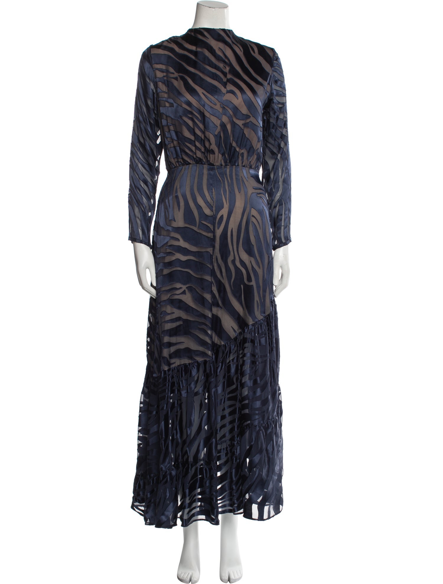 Raquel Diniz Animal Print Long Dress