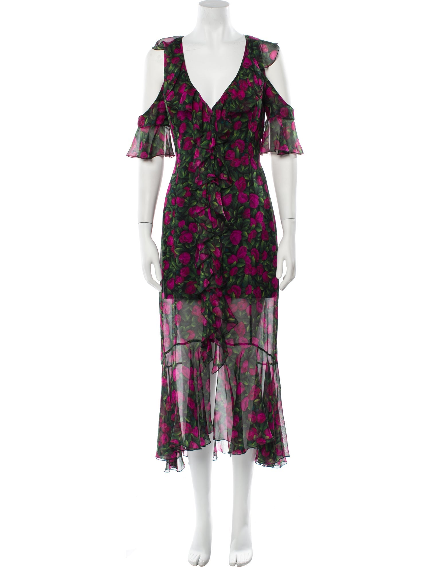 Raquel Diniz Silk Long Dress