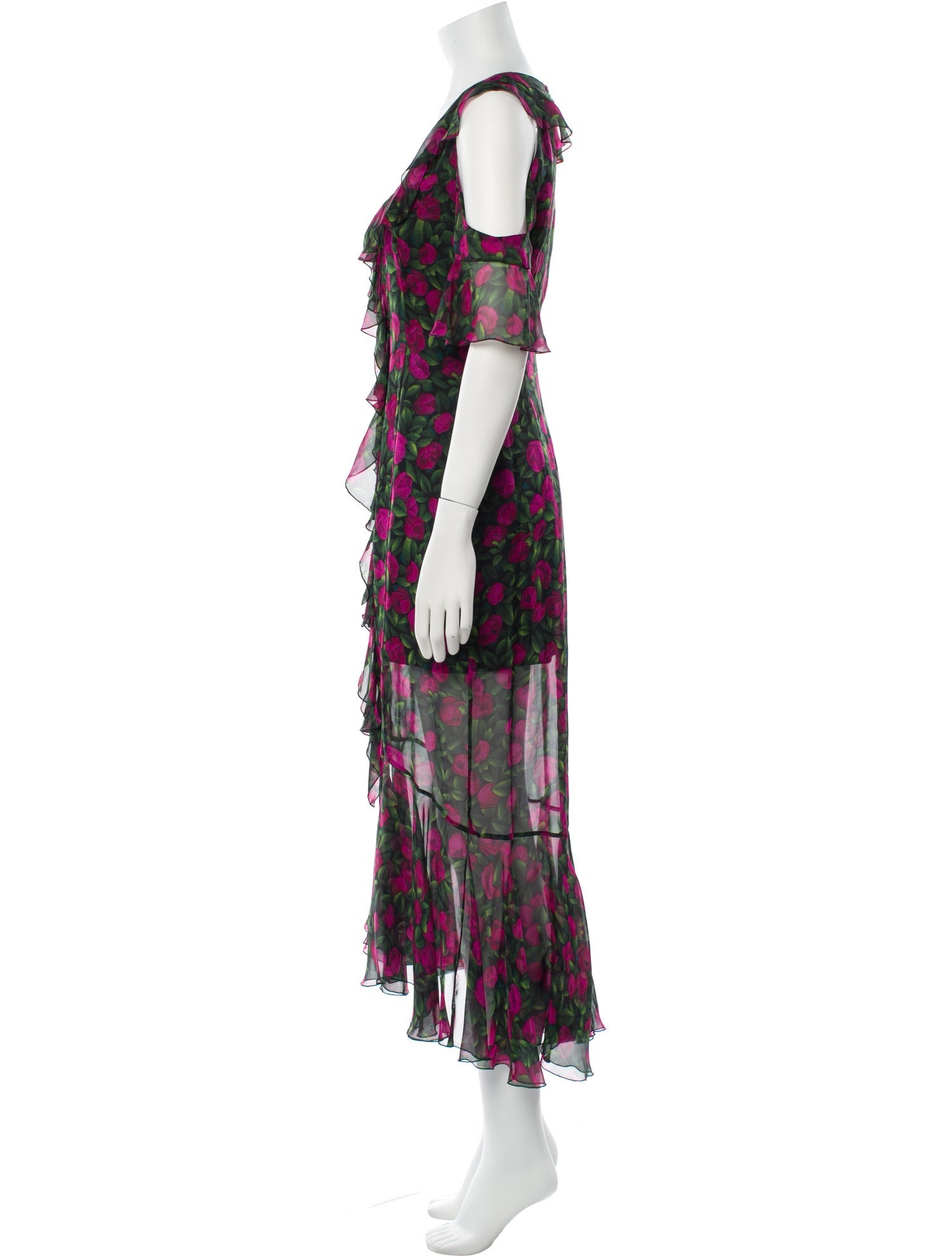 Raquel Diniz Silk Long Dress