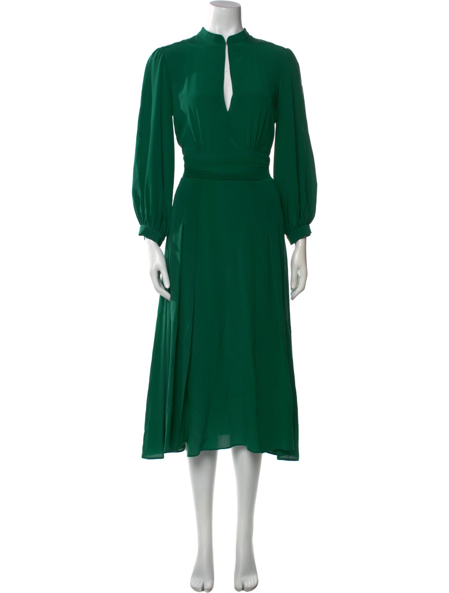 Raquel Diniz Silk Midi Length Dress