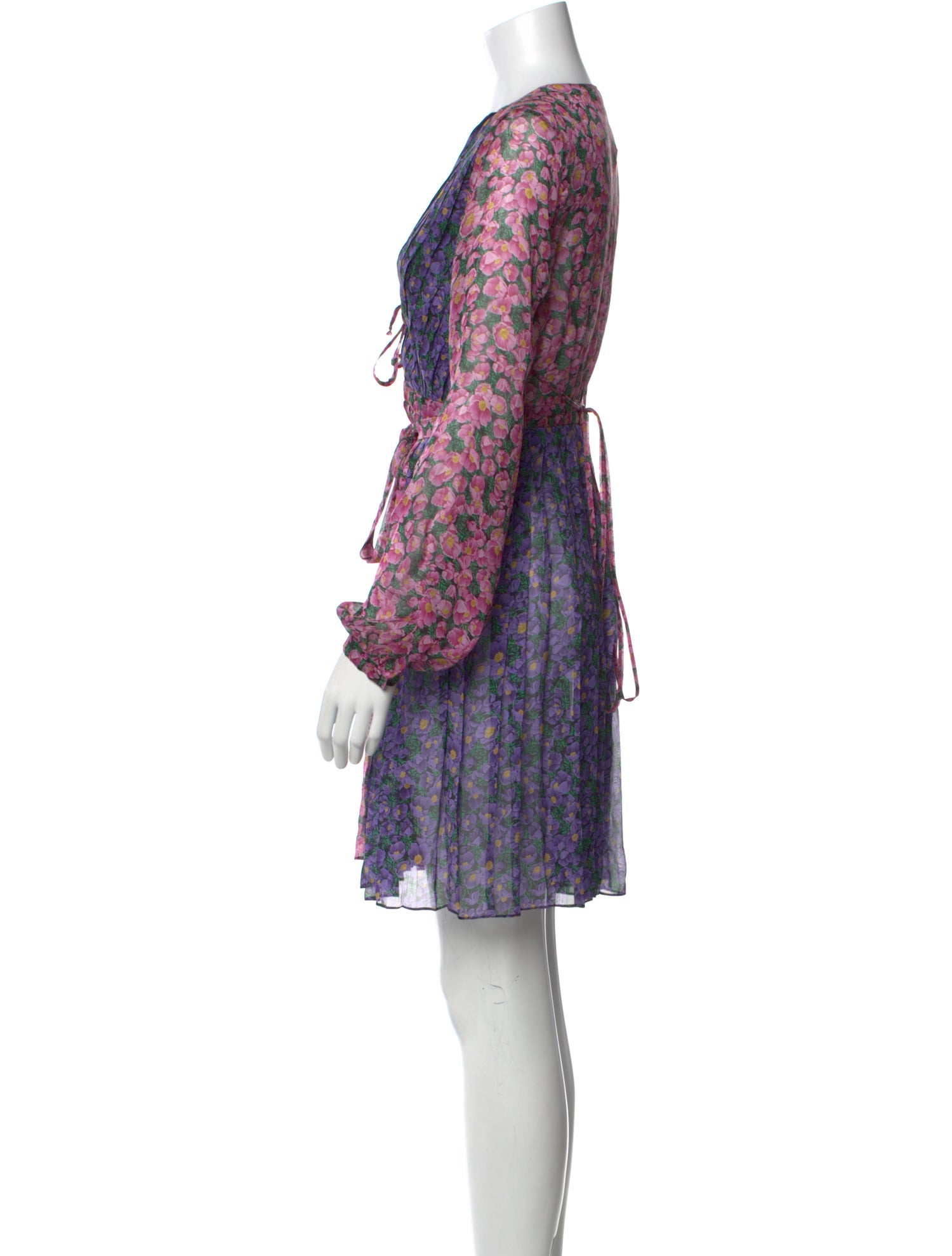 Raquel Diniz Silk Mini Dress