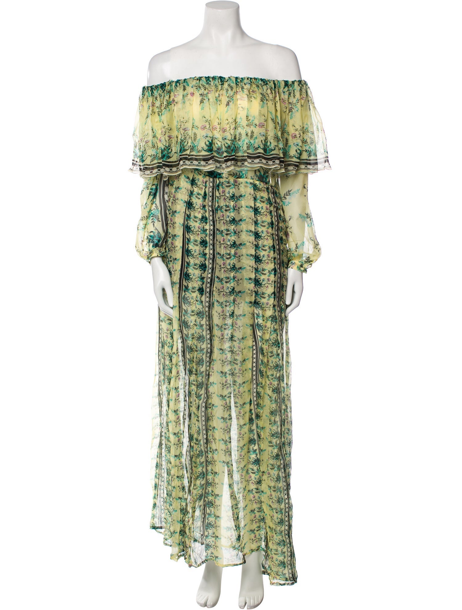 Raquel Diniz Floral Print Long Dress