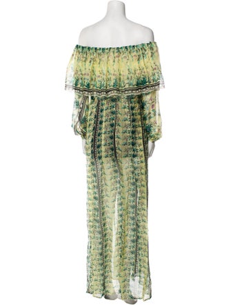 Raquel Diniz Floral Print Long Dress