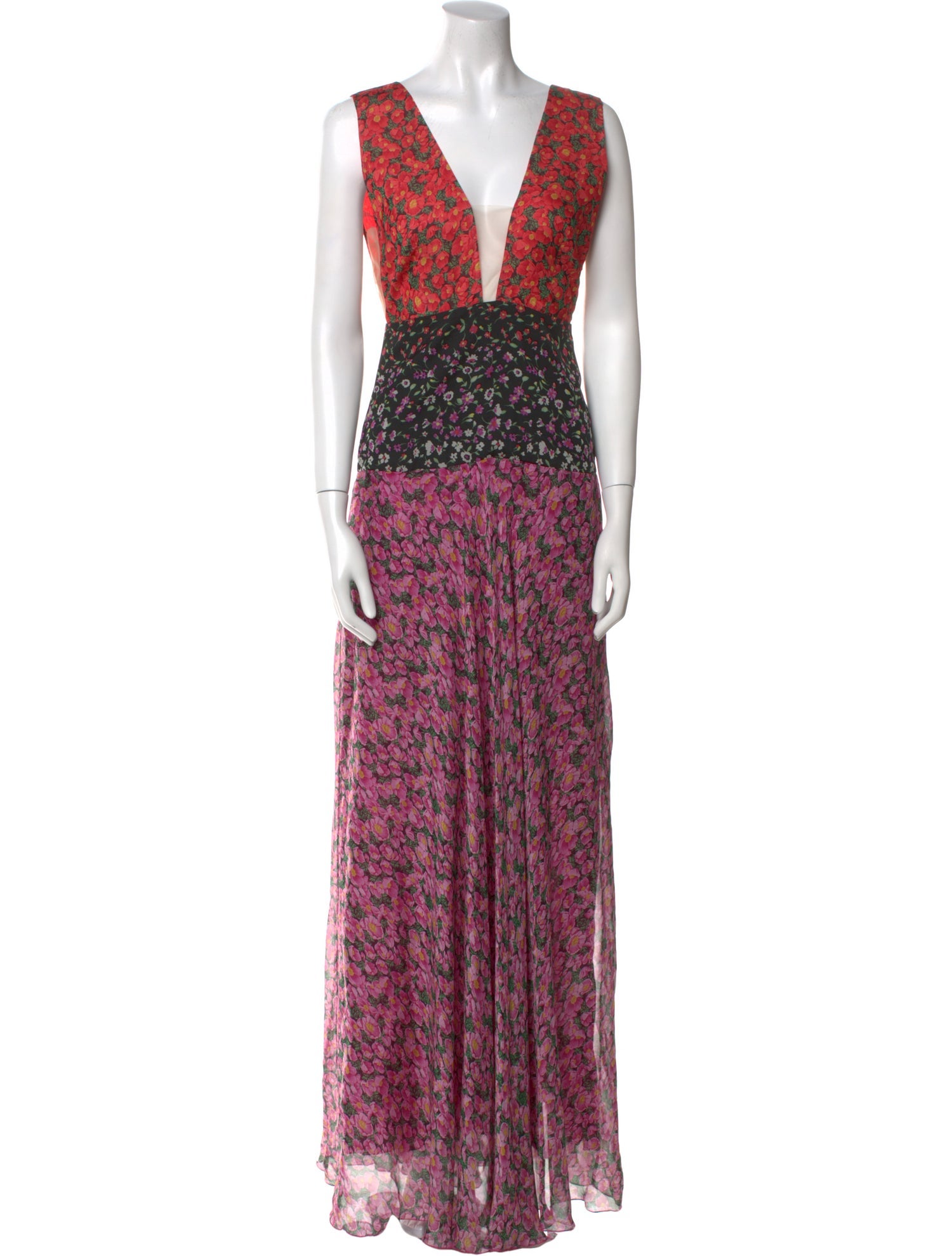 Raquel Diniz Silk Long Dress