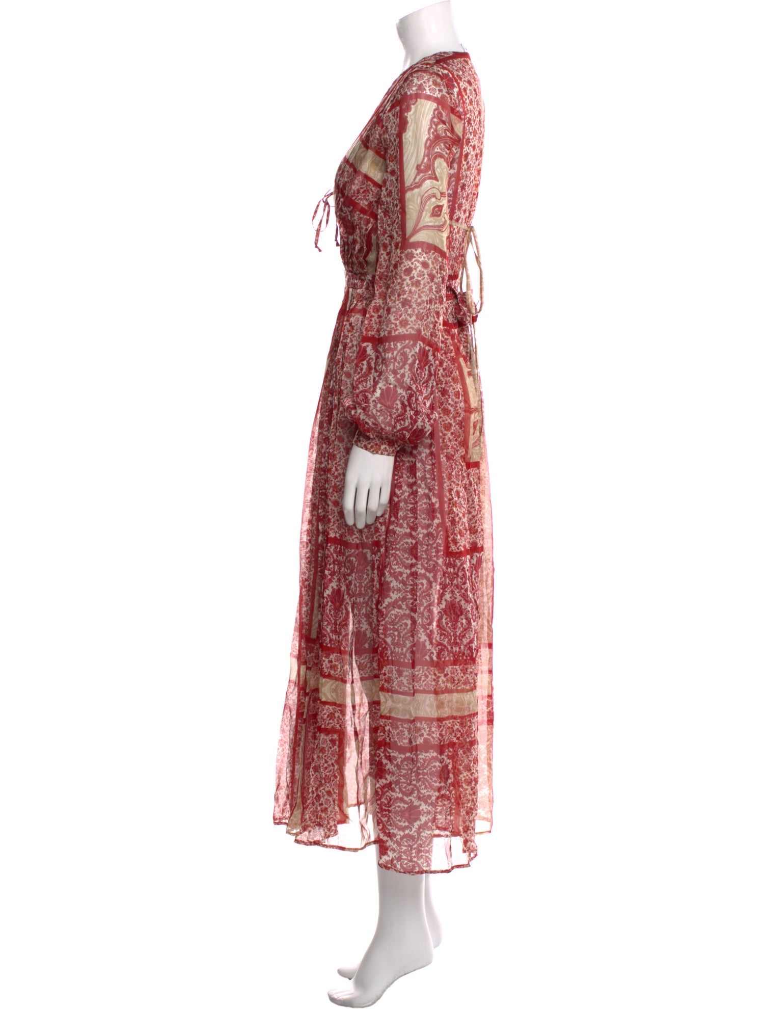 Raquel Diniz Silk Long Dress