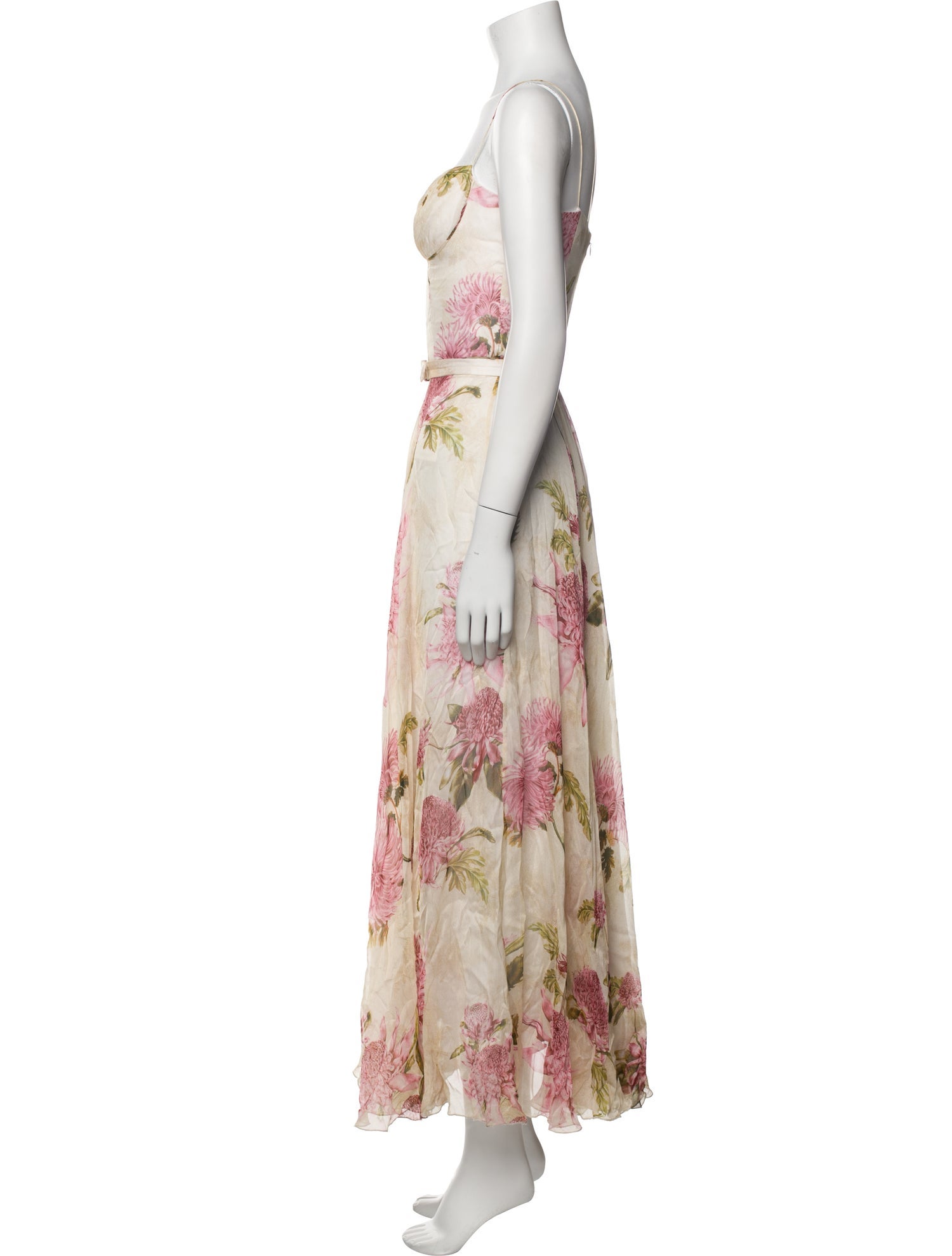 Raquel Diniz Silk Midi Length Dress