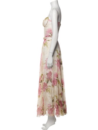 Raquel Diniz Silk Midi Length Dress