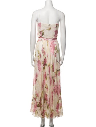 Raquel Diniz Silk Midi Length Dress