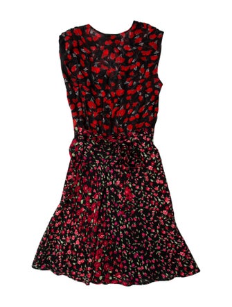 Raquel Diniz Floral Print Mini Dress