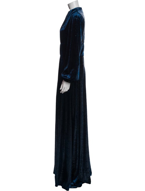 Raquel Diniz Mock Neck Long Dress