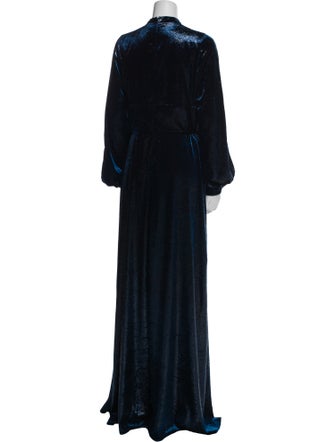 Raquel Diniz Mock Neck Long Dress