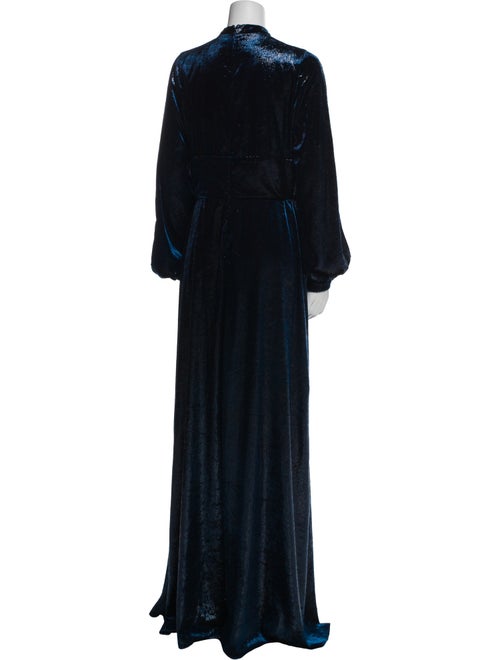 Raquel Diniz Mock Neck Long Dress