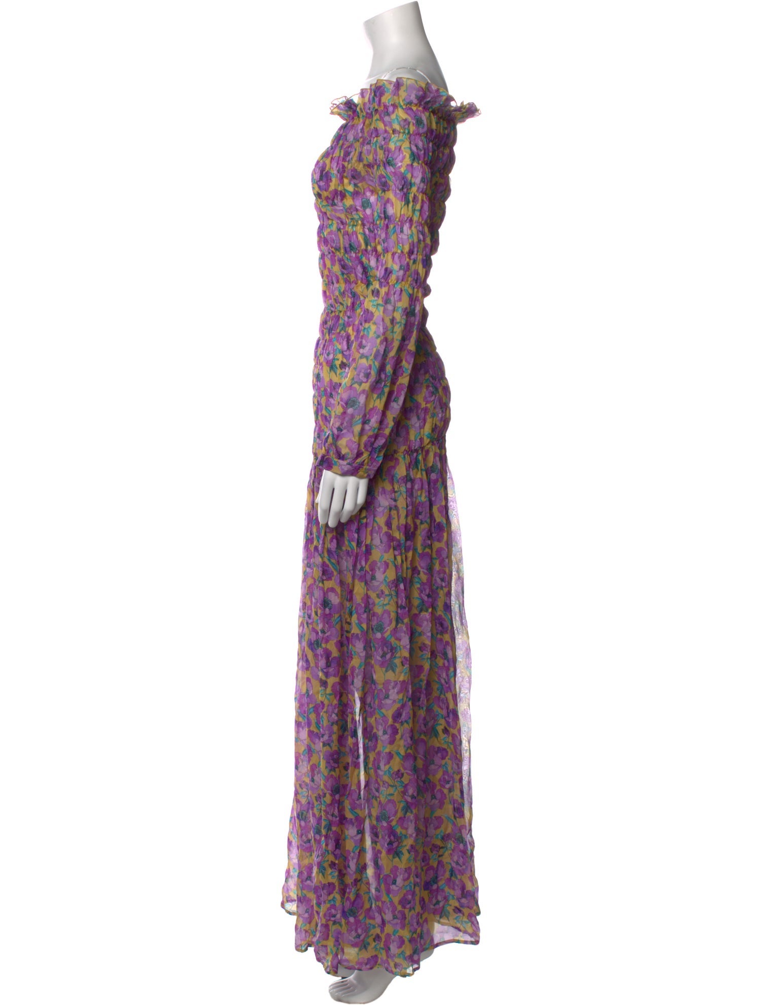 Raquel Diniz Silk Long Dress