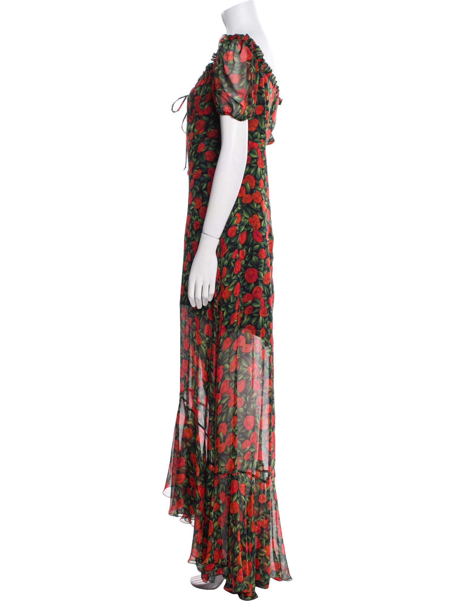 Raquel Diniz Silk Long Dress