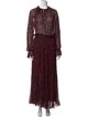 Raquel Diniz Silk Long Dress