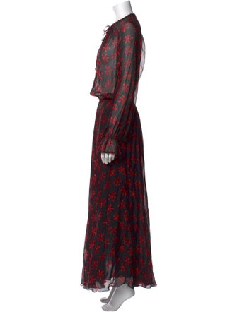 Raquel Diniz Silk Long Dress