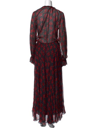 Raquel Diniz Silk Long Dress