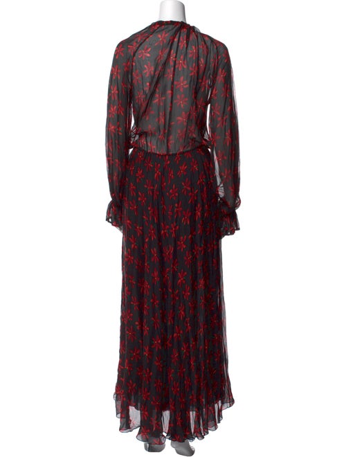 Raquel Diniz Silk Long Dress