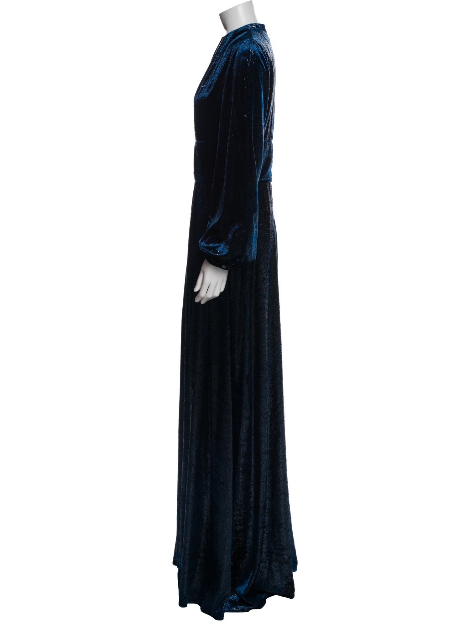 Raquel Diniz Mock Neck Long Dress