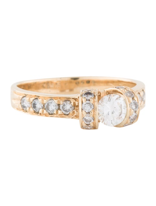 18K Diamond Cocktail Ring yellow