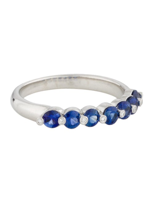Gumuchian 18K Sapphire & Diamond Twinset Band whit