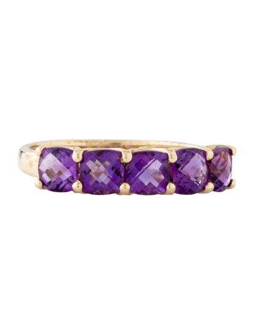 14K Amethyst Ring yellow