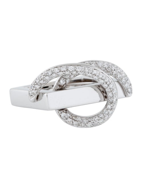 18K Diamond Cocktail Ring white