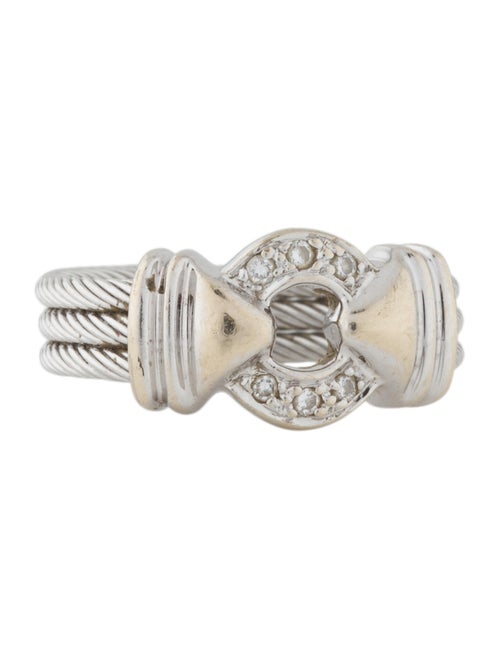18K Diamond Cocktail Ring white