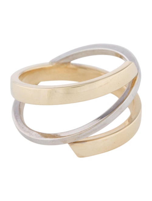 Two-Tone 14K Ring yellow