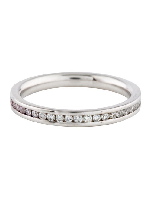Ring 18K Diamond Channel Set Eternity Band white