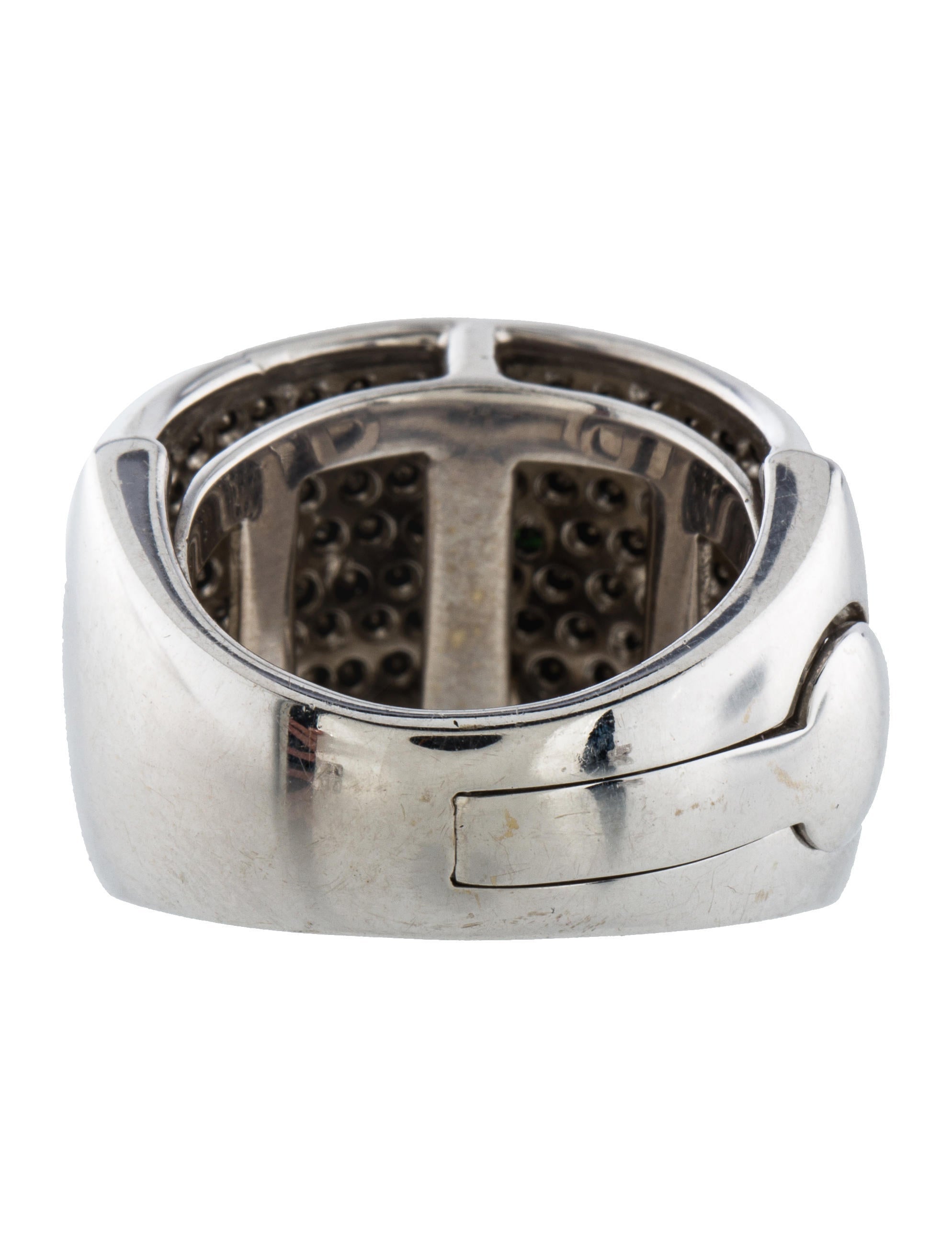 Ring 18K Diamond Interchangeable Jacket Ring Gold, 18K White Gold