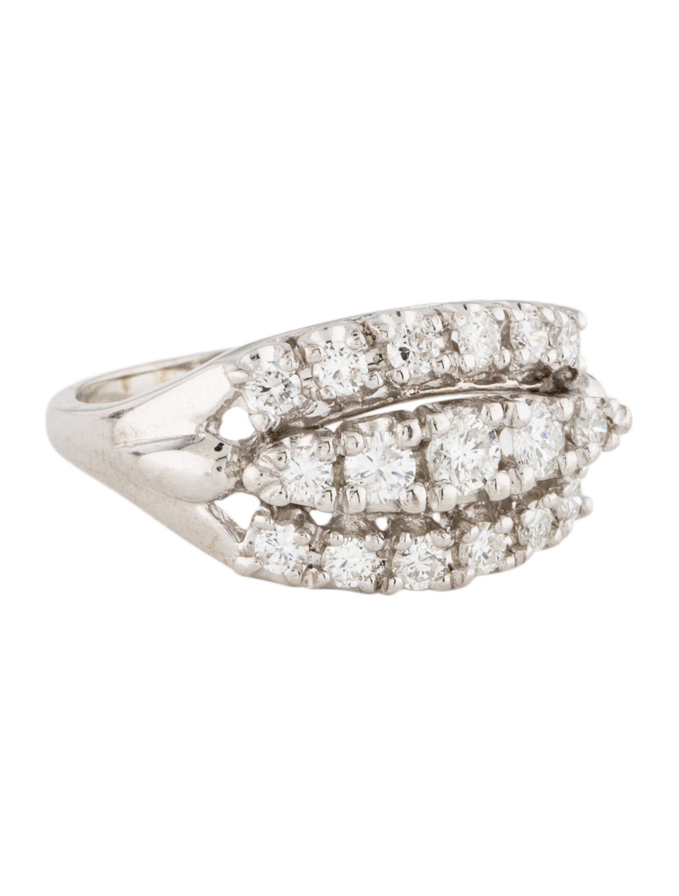 Ring 14K Diamond Cocktail