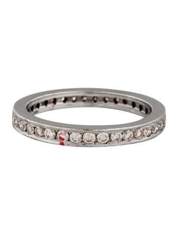 Ring Eternity Band 18K Diamond 7