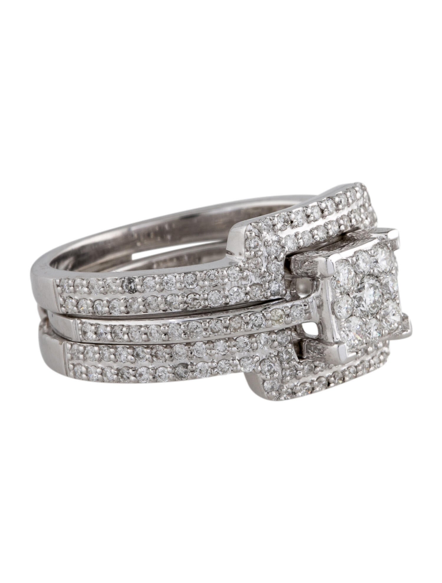 Ring 14K Diamond Wedding Set