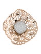 Ring Yessyan 18K Two-Tone Diamond Flower Cocktail Ring