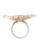 Ring Yessyan 18K Two-Tone Diamond Flower Cocktail Ring