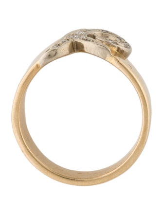 Ring 16K Diamond Letter 'Y' Ring