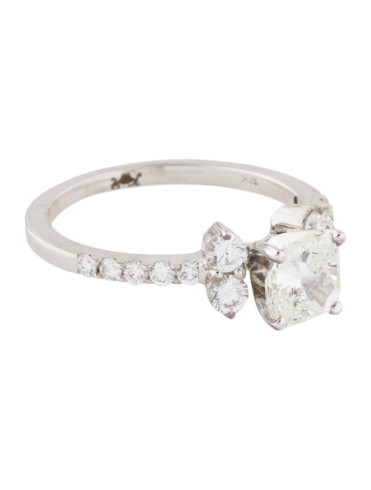 Ring 18K 1.00ct Diamond Engagement Ring