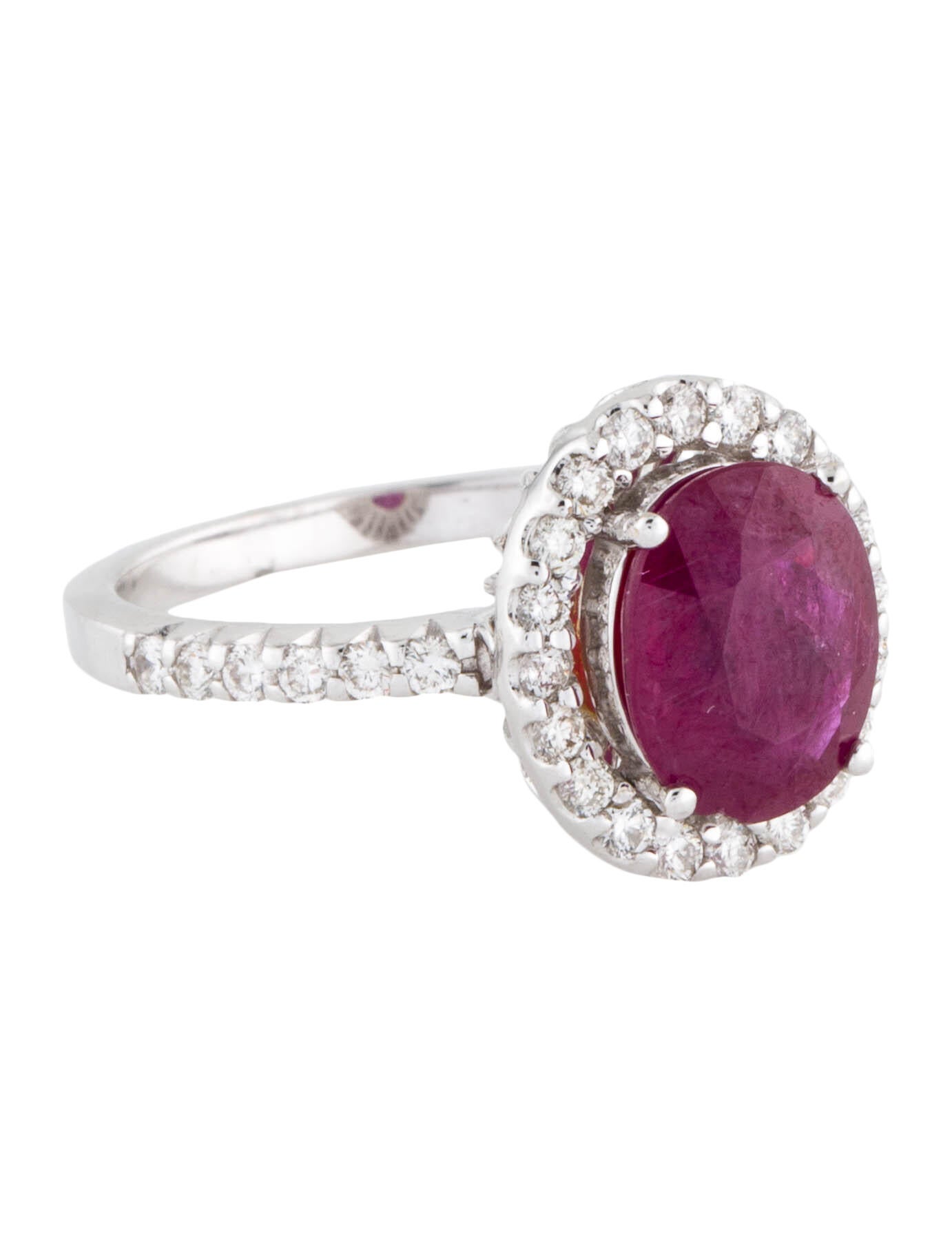 Ring 18K 2.34ct Ruby & Diamond Cocktail Ring