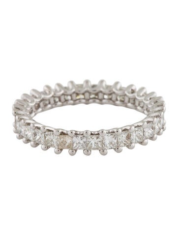 Ring Eternity Band 18K 1.50ctw Diamond 6