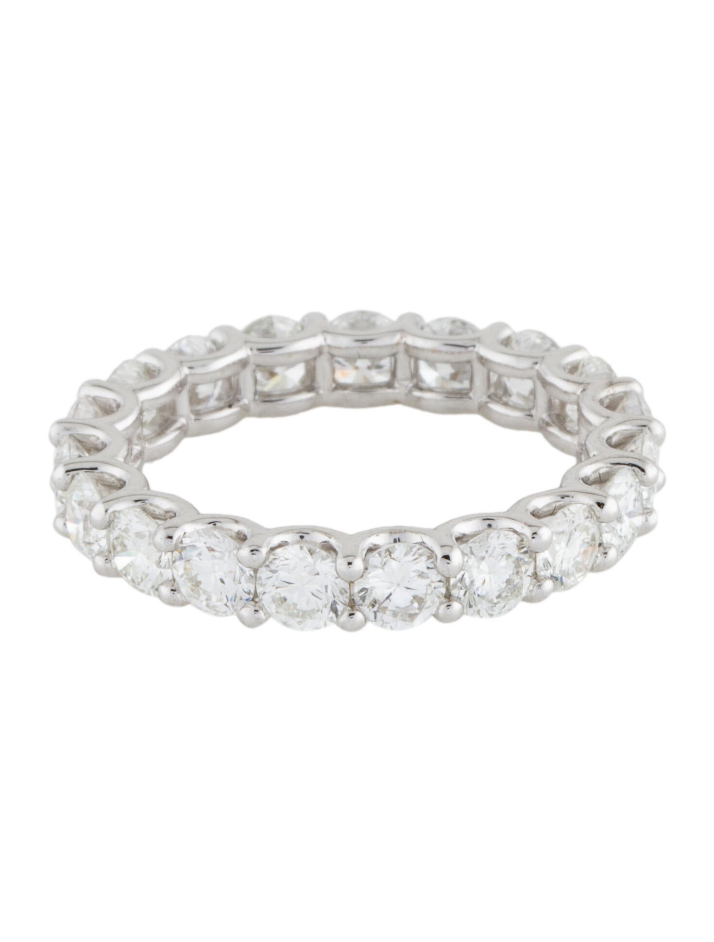 Ring 18K 3.19ctw Diamond Eternity Band