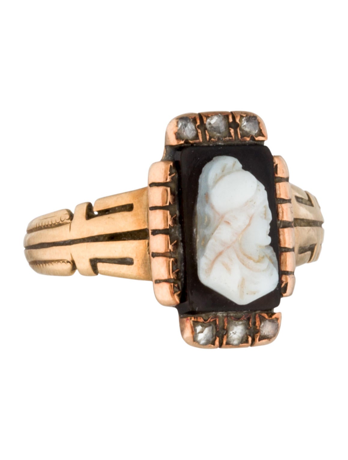 18K Vintage Cameo Ring Rings RRING22267 The RealReal