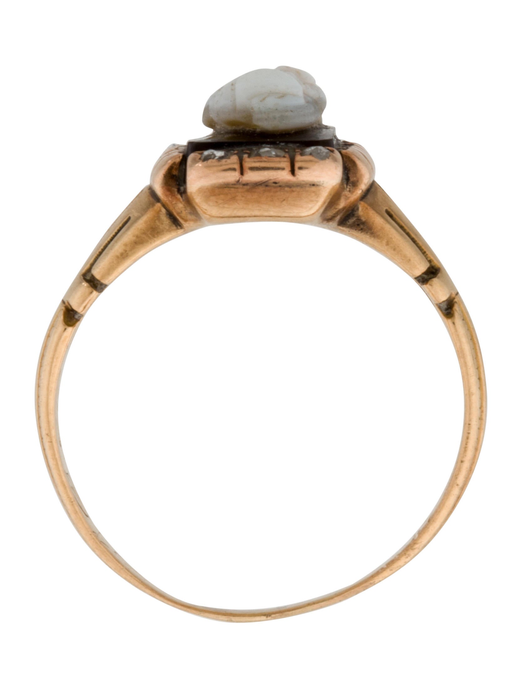 18K Vintage Cameo Ring Rings RRING22267 The RealReal