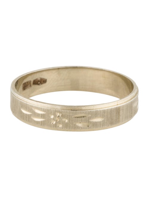 Ring 18K Engraved Wedding Band