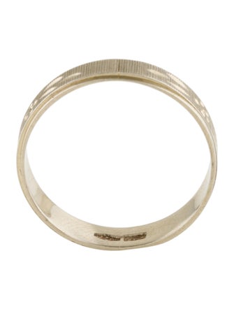 Ring 18K Engraved Wedding Band