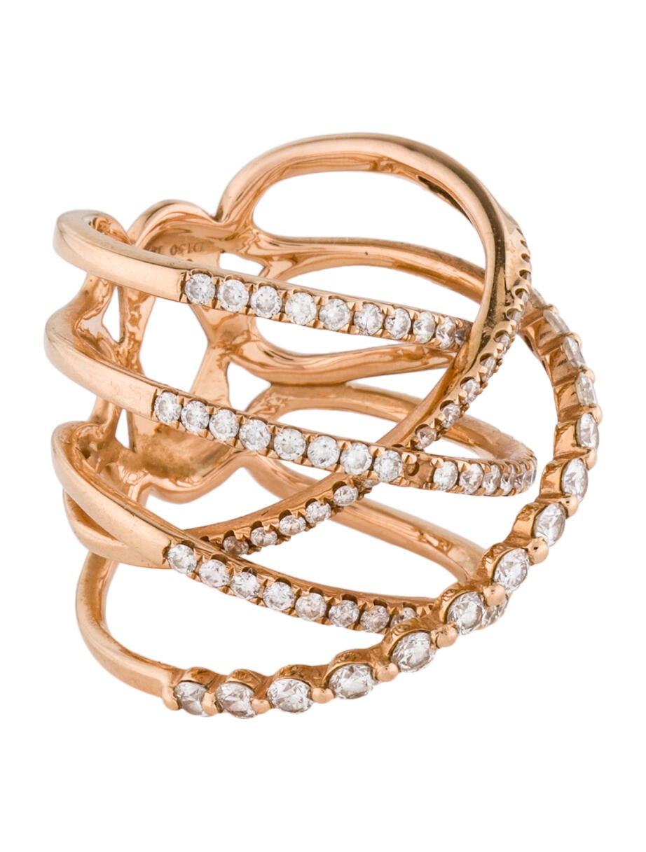 Chanel Resin Paris-Shanghai CC Bird Inlay Domed Ring - Palladium-Plated ...