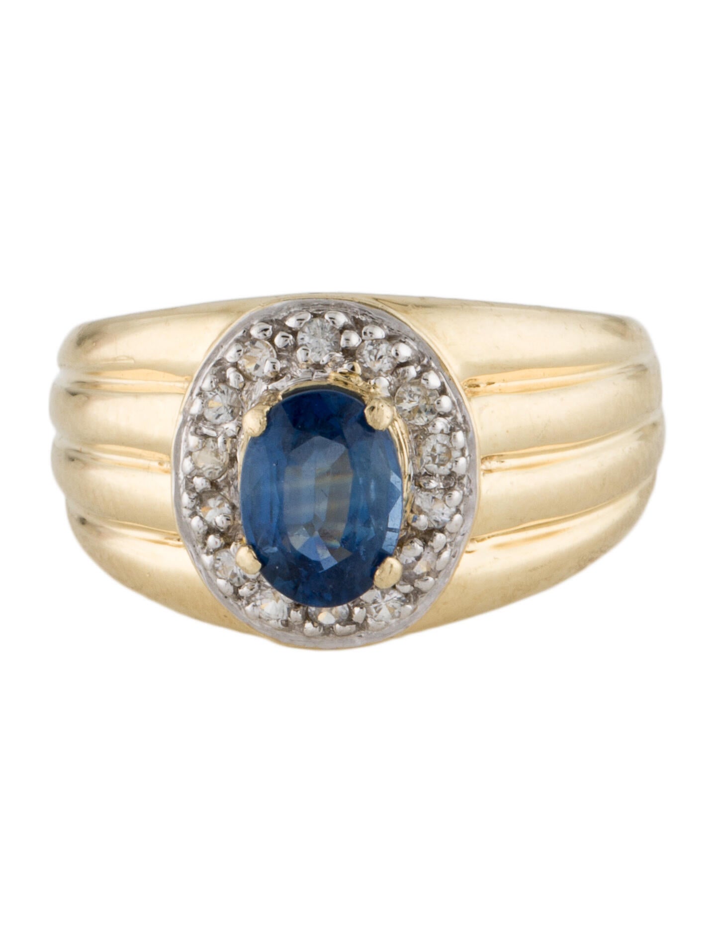 Ring 14K Sapphire Cocktail Ring
